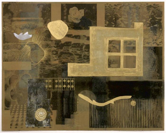 stadenvidthaya-02 Staden vid Thaya II&nbsp;&nbsp;&nbsp;(monotype, 75x95 cm)