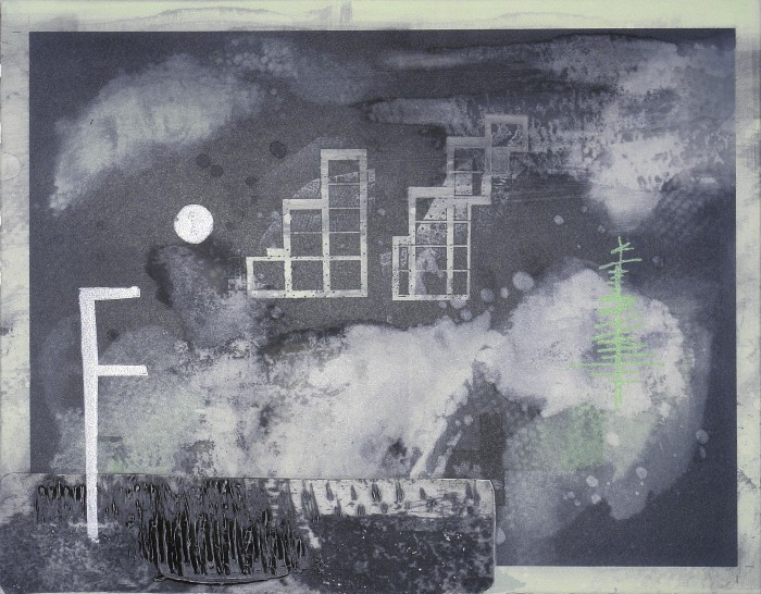 moonsonata-09 M&aring;nljus &ndash; 09&nbsp;&nbsp;(monotype, 35.5x45.5 cm)