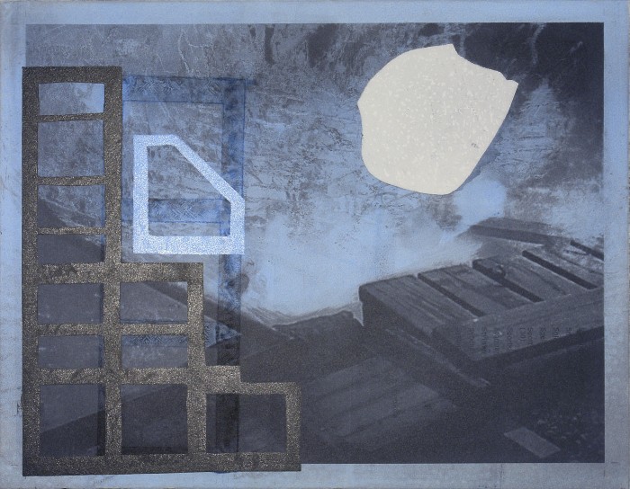 moonsonata-12 M&aring;nljus &ndash; 12&nbsp;&nbsp;(monotype, 35.5x45.5 cm)