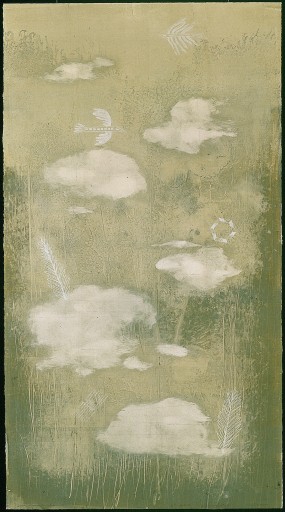 Temple Garden - II Temple Garden &ndash; II &nbsp;&nbsp;(monotype, 145x76 cm)