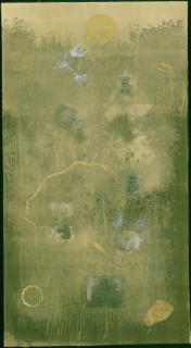 Temple Garden - I Temple Garden &ndash; I &nbsp;&nbsp;(monotype, 145x76 cm)