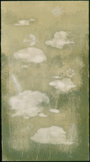 Temple Garden - II Temple Garden &ndash; II &nbsp;&nbsp;(monotype, 145x76 cm)