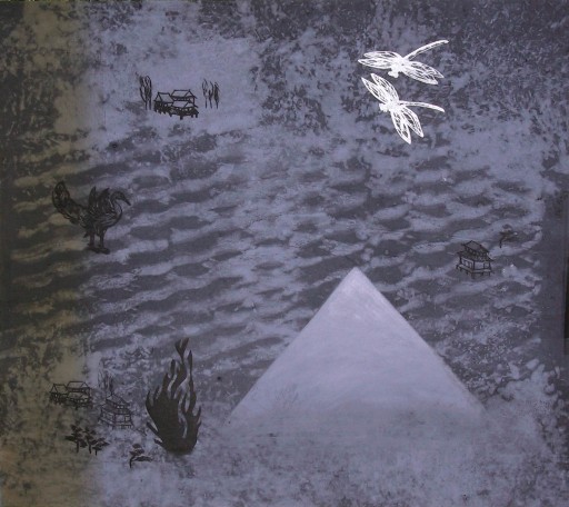 Time Crystal 05 <b>Time Crystal 5</b>&nbsp;&nbsp;(monotype, 65.5x73.5 cm)
