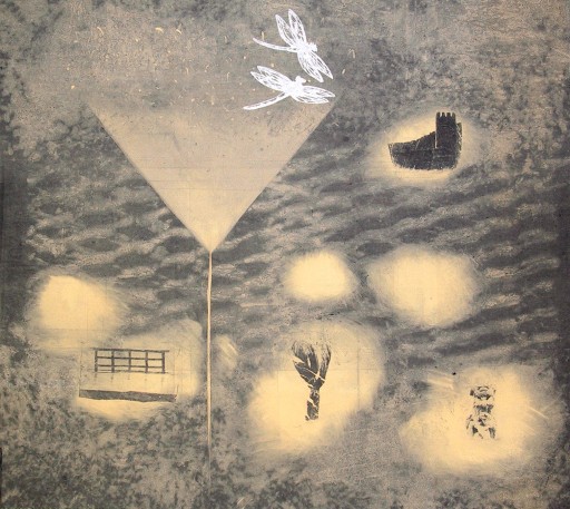 Time Crystal 10 <b>Time Crystal 10</b>&nbsp;&nbsp;(monotype, 65.5x73.5 cm)