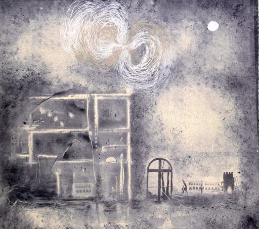 Time Crystal 16 <b>Time Crystal 16</b>&nbsp;&nbsp;(monotype, 65.5x73.5 cm)
